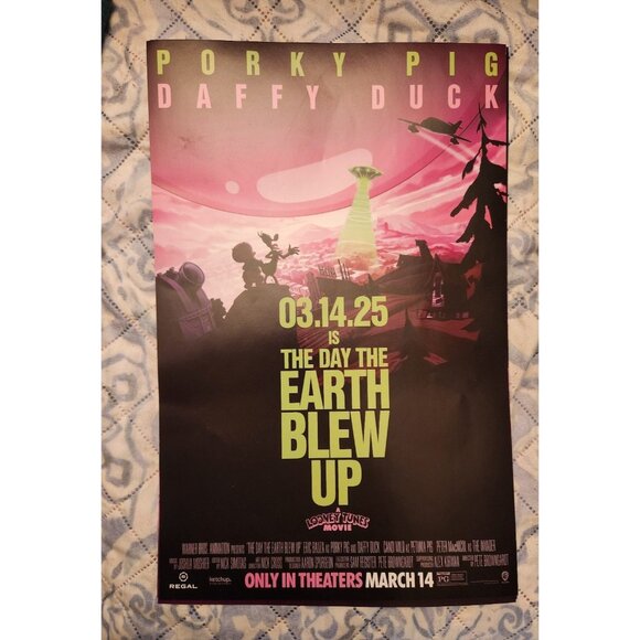 The Day The Earth Blew Up Looney Tunes Poster - Picture 1 of 3
